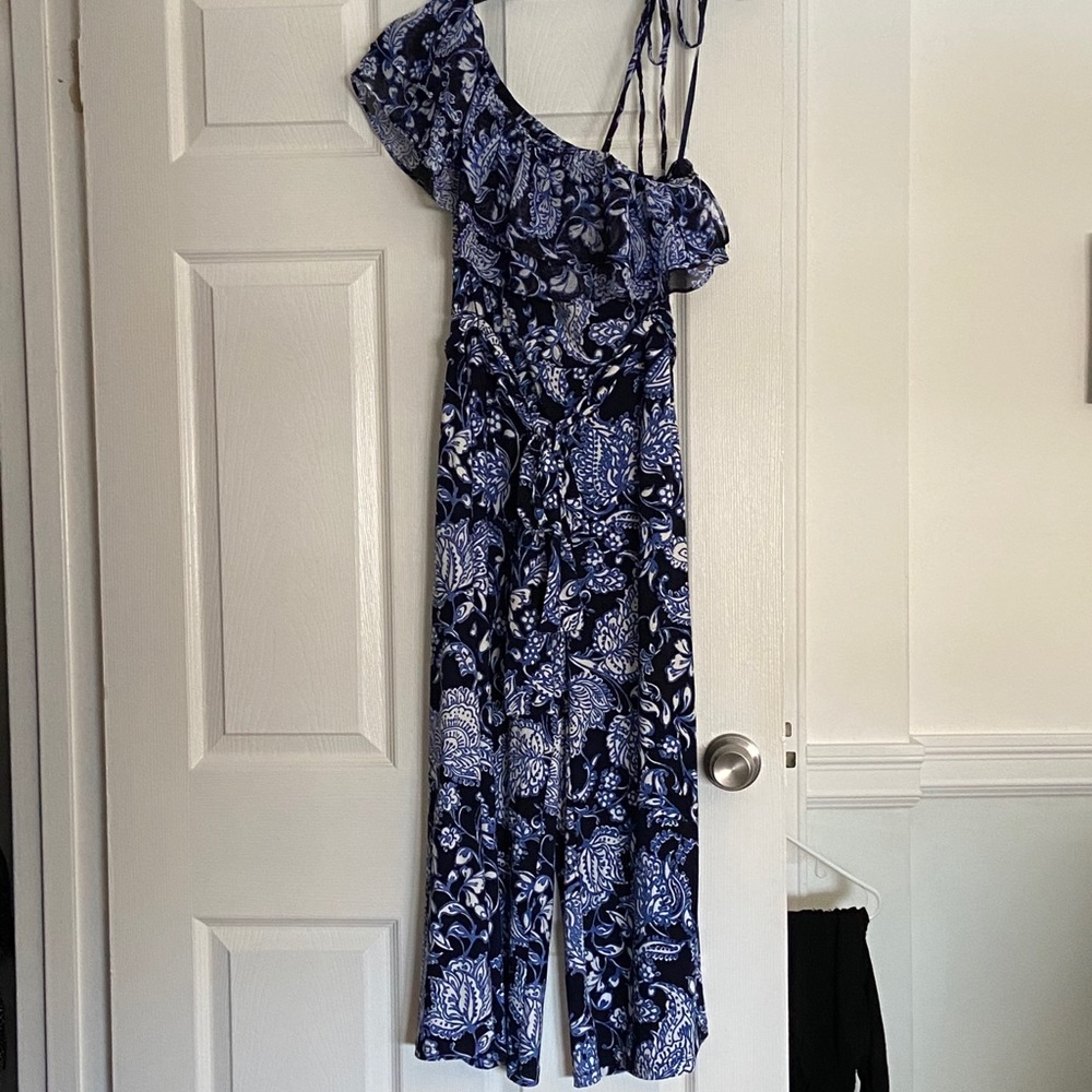 Tommy Hilfiger Blue floral jumpsuit